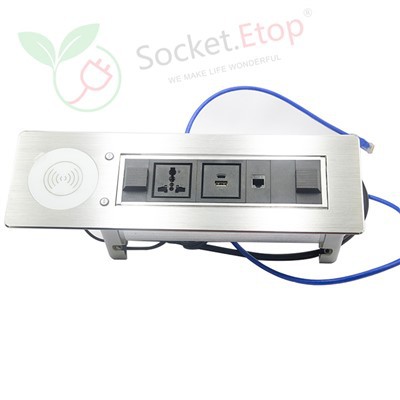 Priză electrică rotativă pentru birou